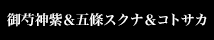 御芍神紫＆五條スクナ＆コトサカ