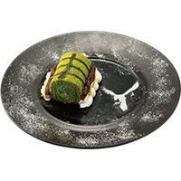 《緑の王》比水流の抹茶ロールケーキ